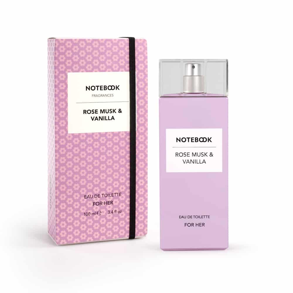 4409 NOTEBOOK ROSE MUSK and VANILLA for her 100ml EDT original