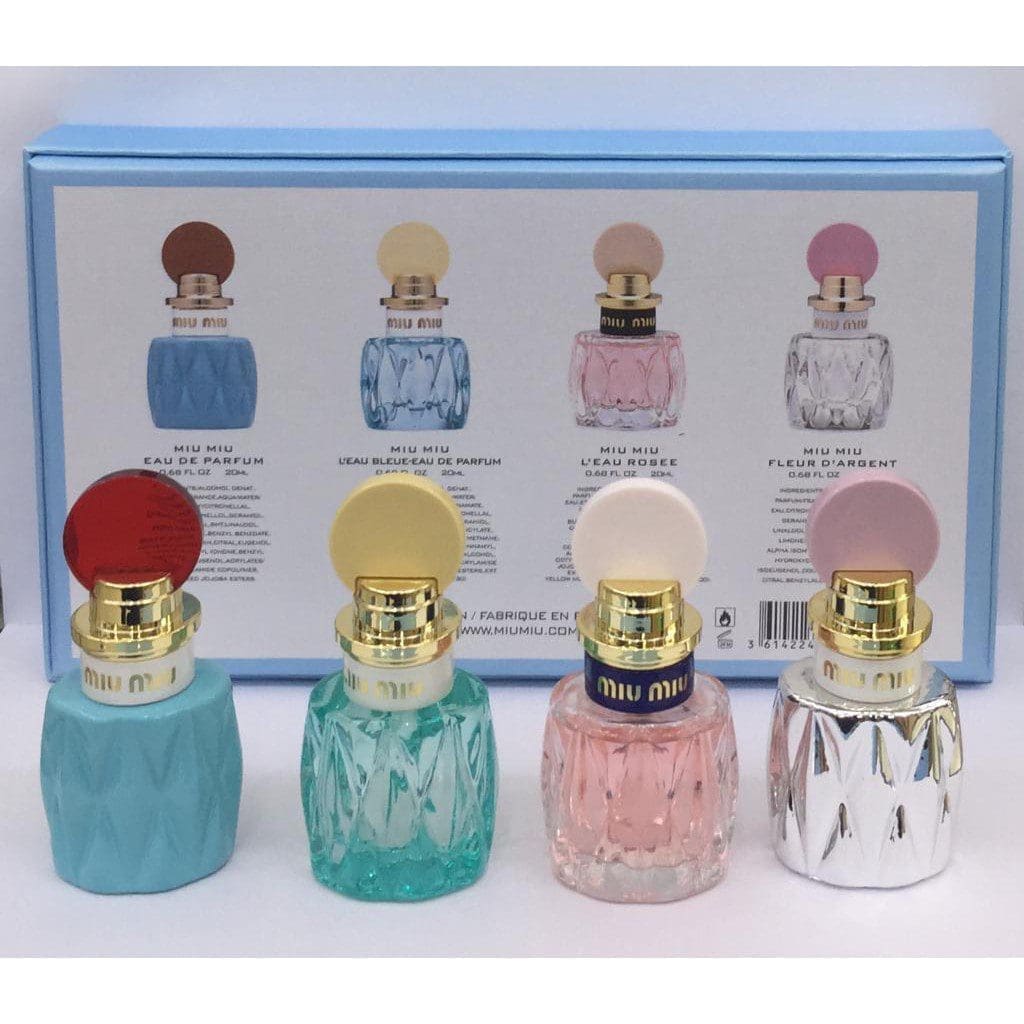 2292 miu miu perfumes collection 4×20 ml