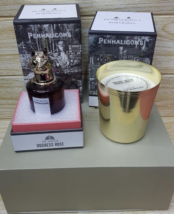 3060 Penhaligons COVETED DUCHESS rose perfume and candle set