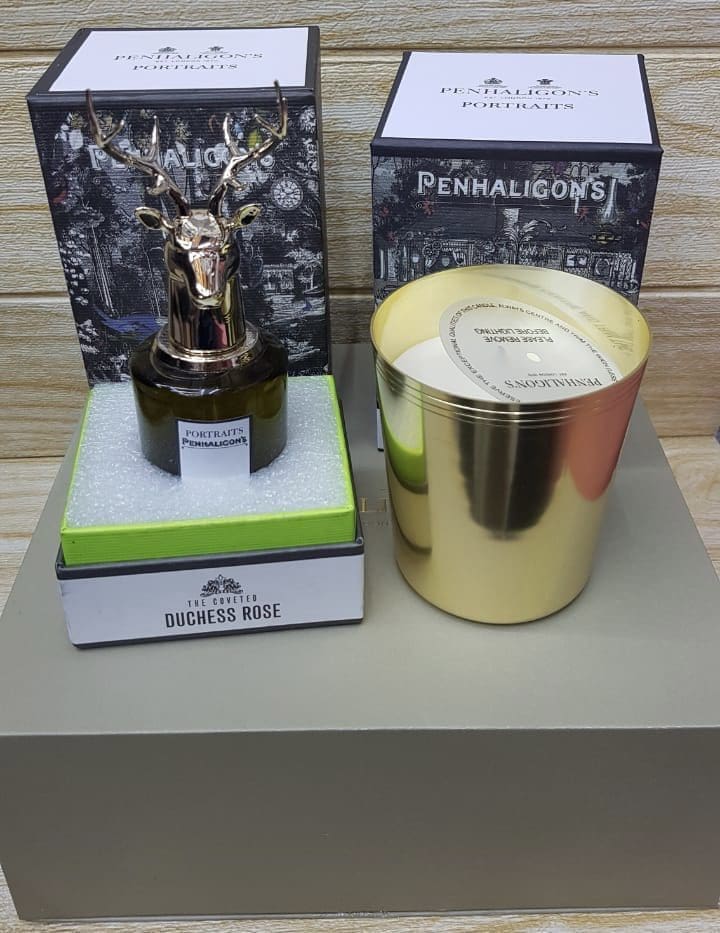 3059 Penhaligons lord perfume and candle set