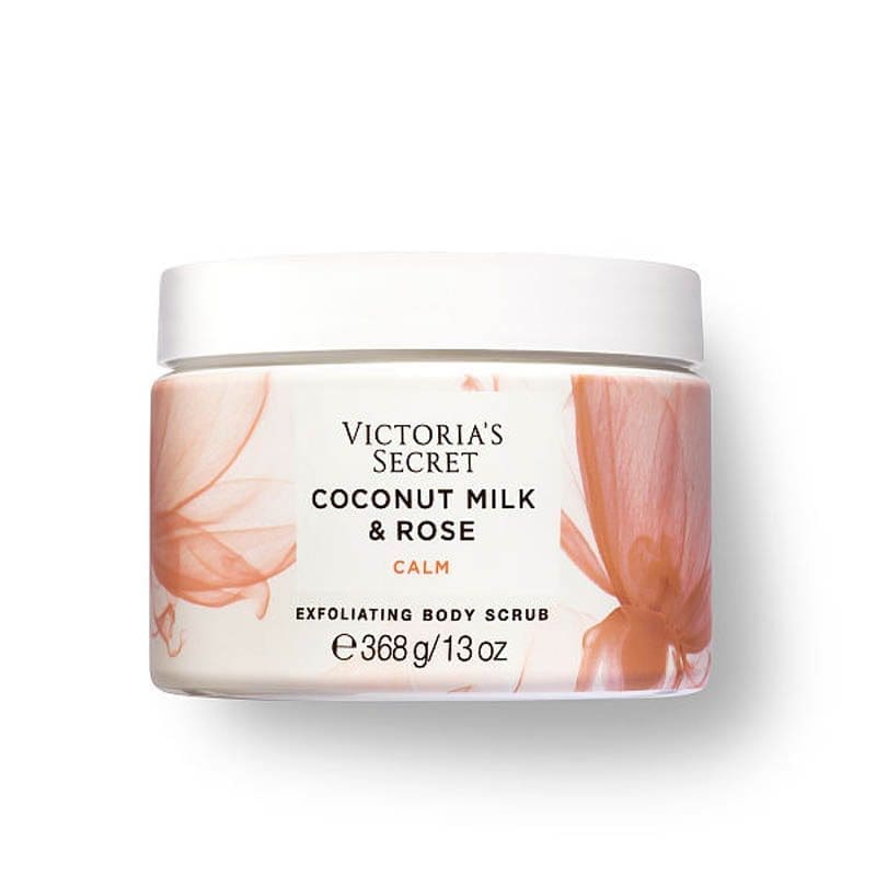 0039 victoria`s secret coconut milk & rose calm  body scrub 368 g