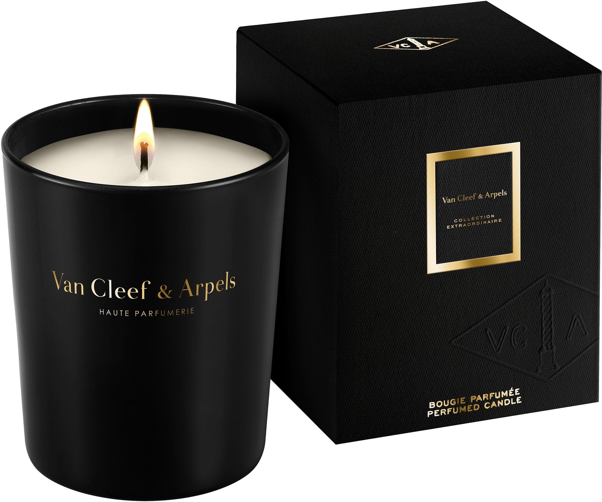 6386 black  Van Cleef and Arpels 140g candle original