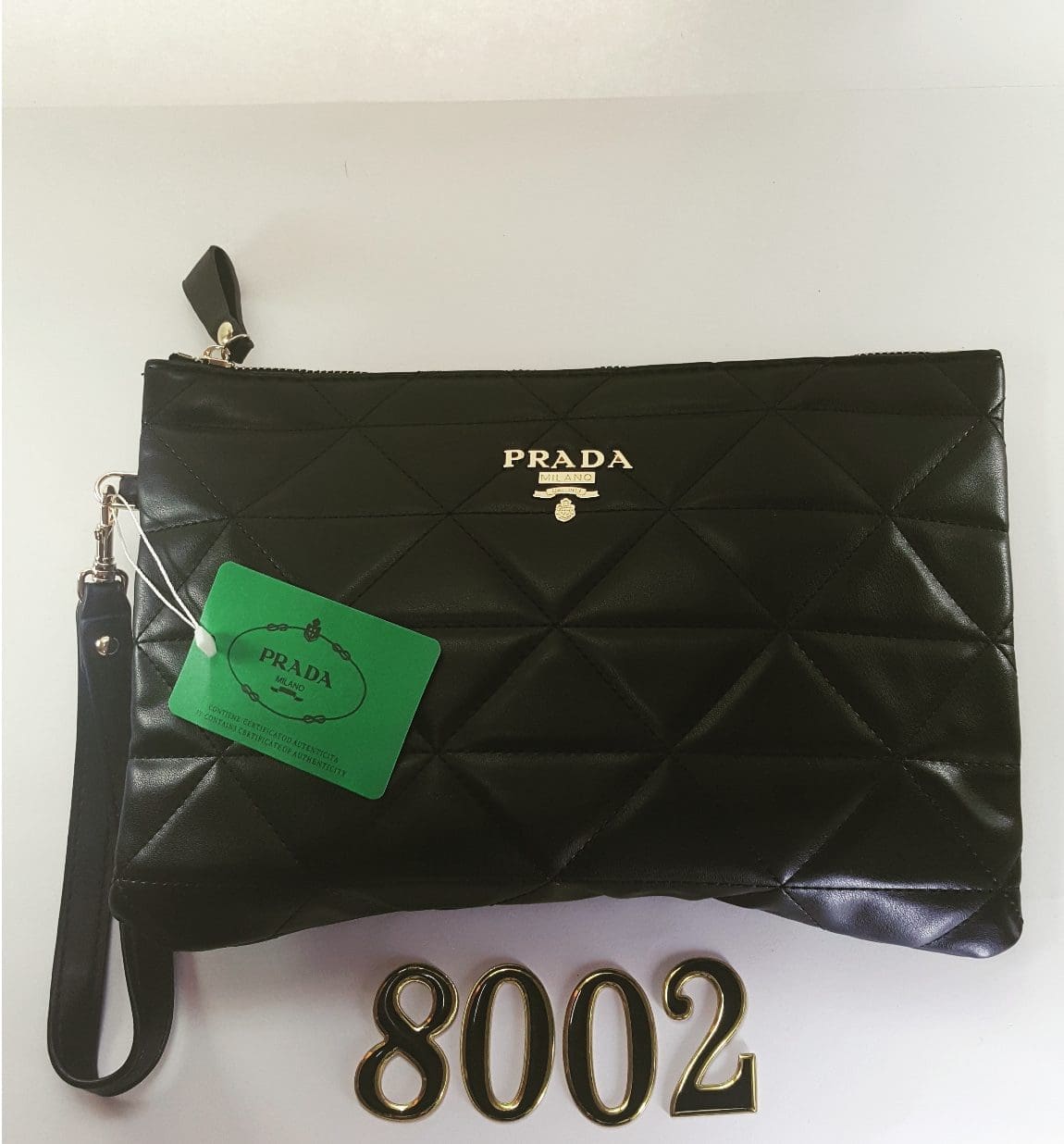 8002 PRADA black Bag SIZE 30X21X0.5