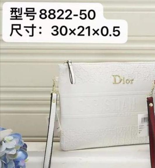 8023 Dior White Bag SIZE 30X21X0.5