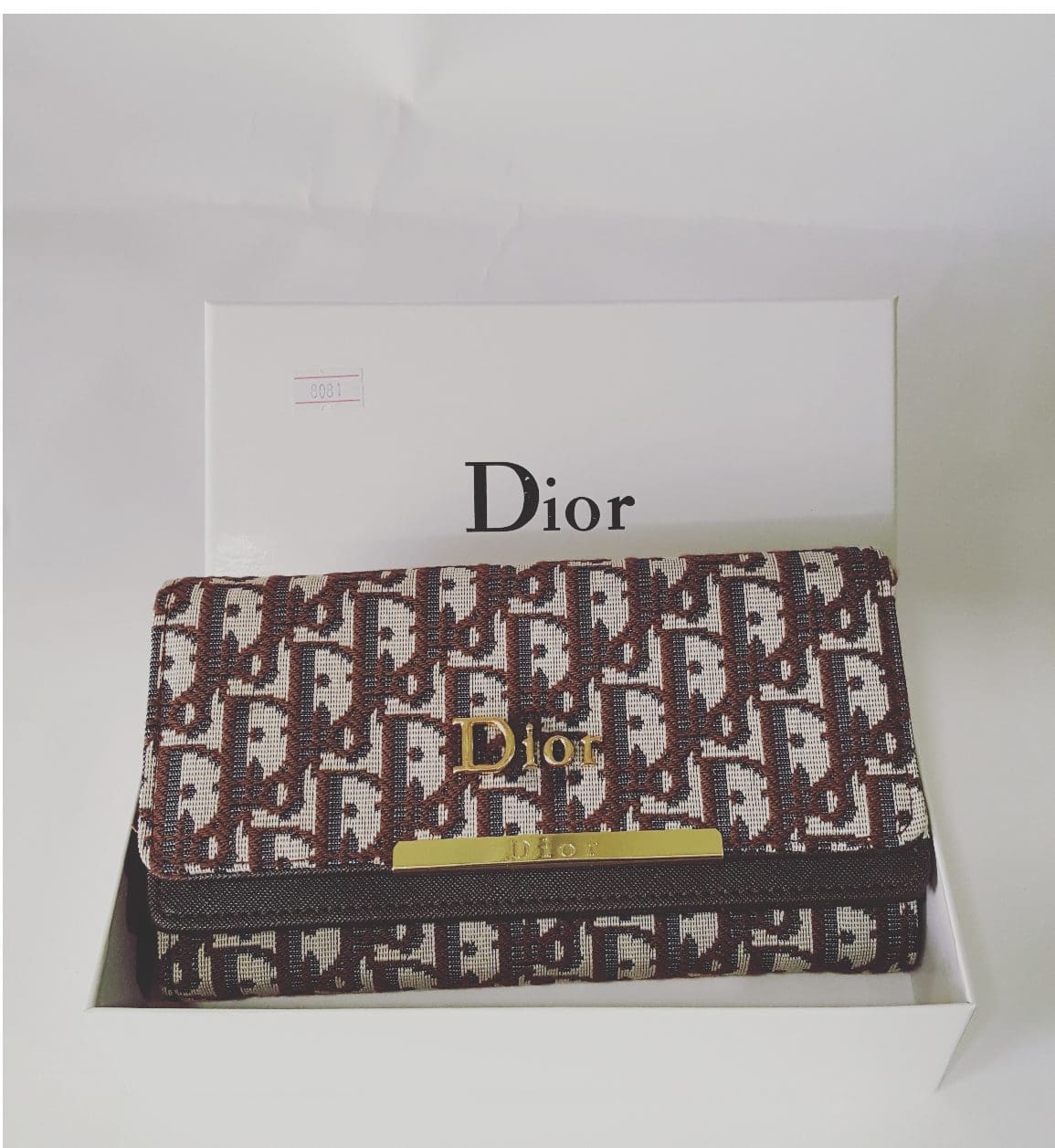 8081 Dior coffee wallet