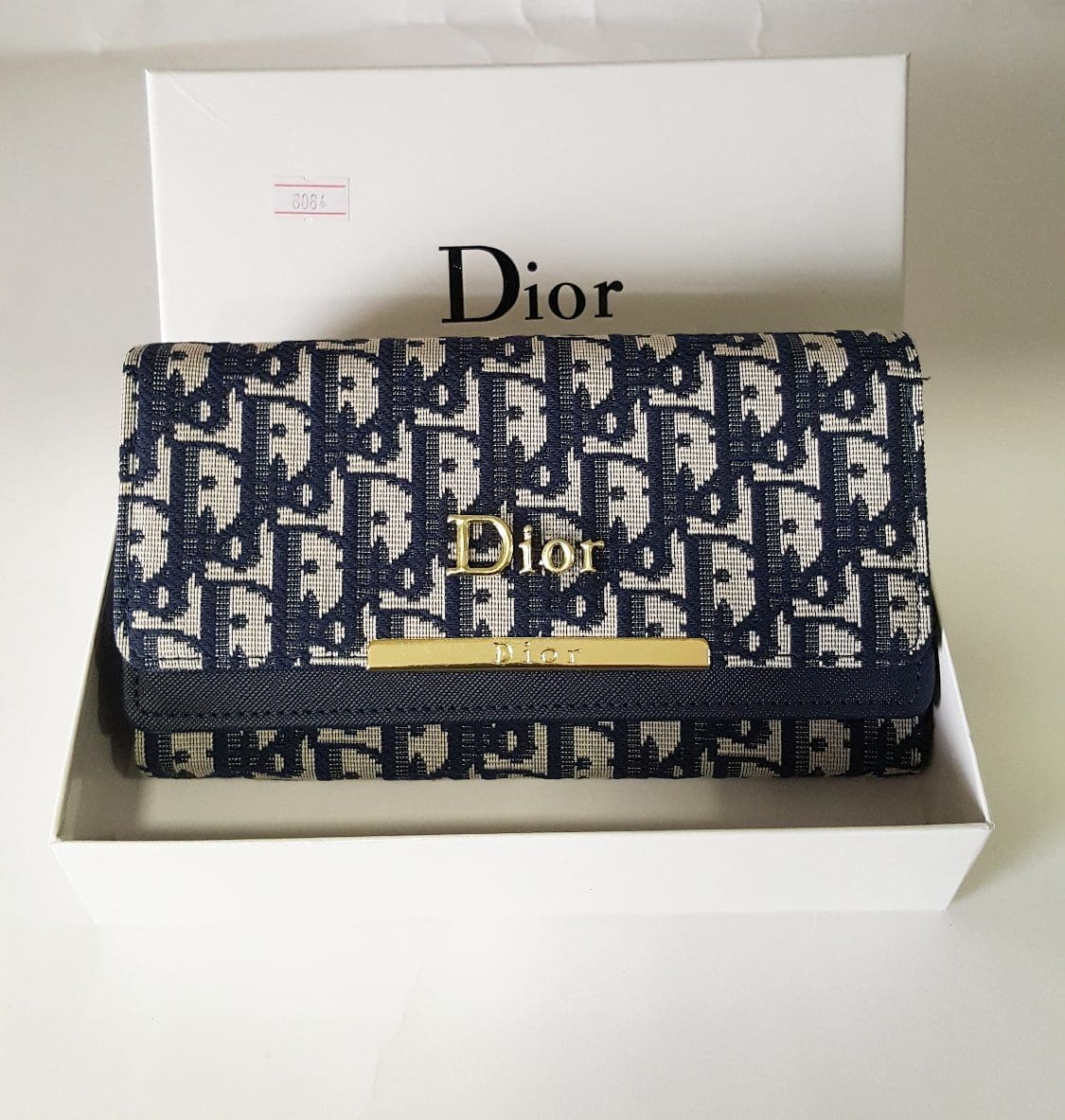 8084 Dior Navy blue wallet