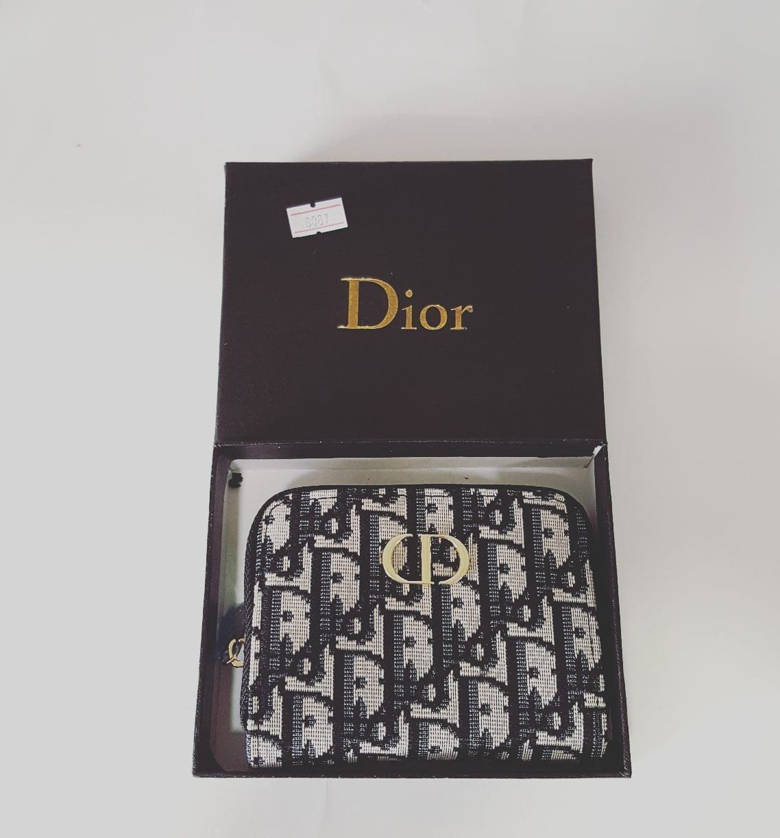 8087 Dior Black wallet