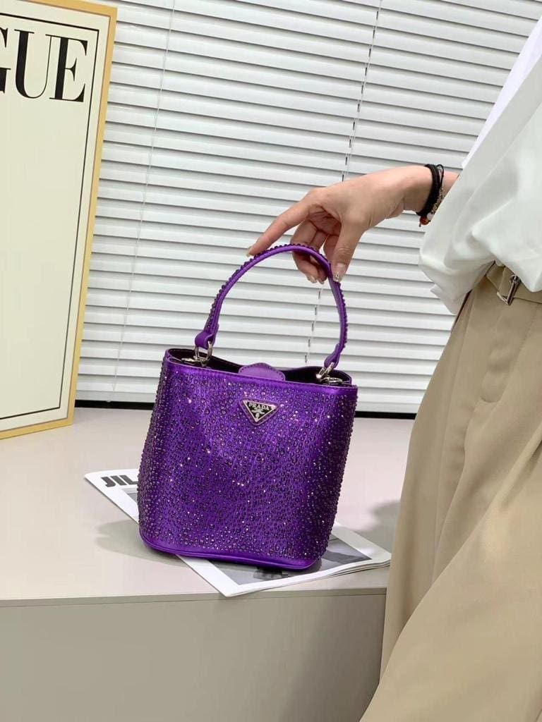 8176 PRADA Purple bag