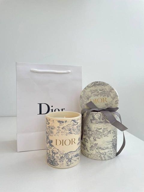 3155 Gray DIOR Candle with bag