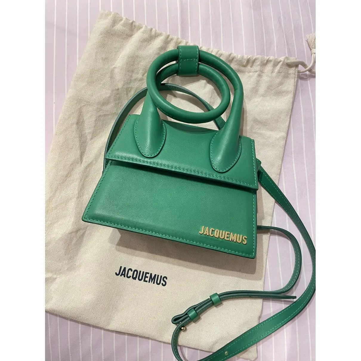 8226 JACQUEMUS Green bag