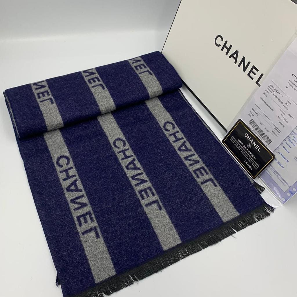8270 Blue chanel scarf