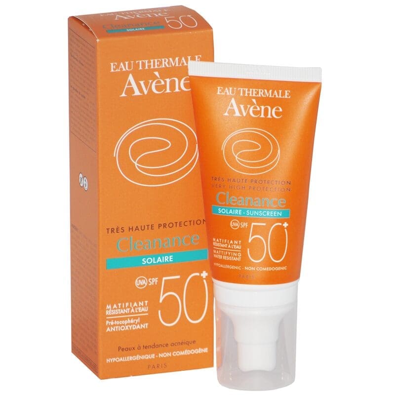 9037 Avene Cleanance Solaire SPF 50 sunscreen 50 ml