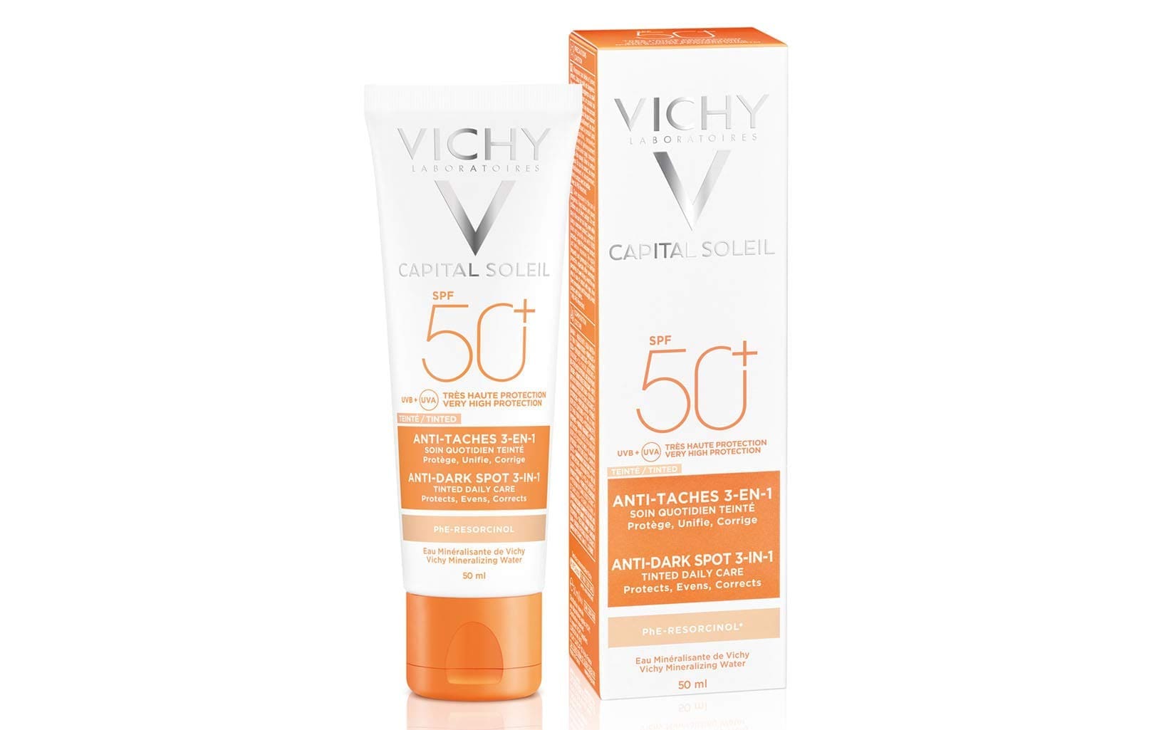9078 Vichy Capital soleil SPF 50+ crème matifiante 3-en-1 50 ml