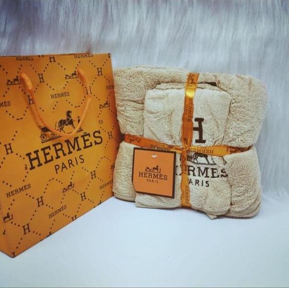 8312 Hermes Towel beige 2 pcs