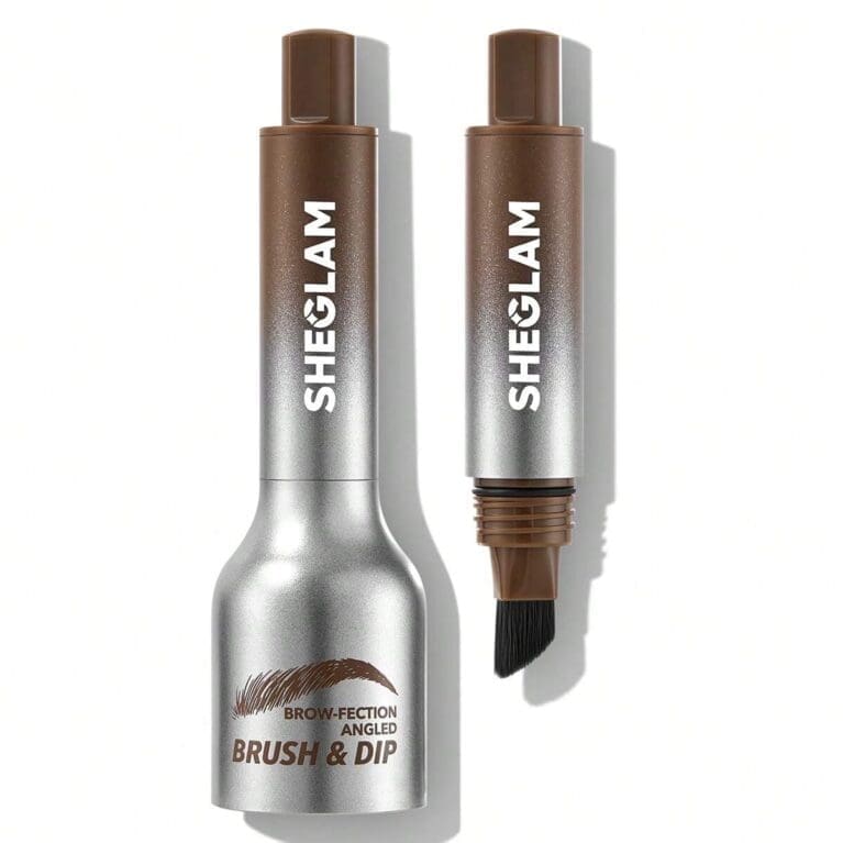 9334 SHEGLAM Brow-Fection Angled Brush & Dip- TAUPE