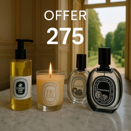 20227 Luxury Diptyque Set 4 pcs Exclusive Garden View Offer
