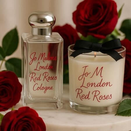 20225 Offer perfume 100ml and candle 220G red roses
