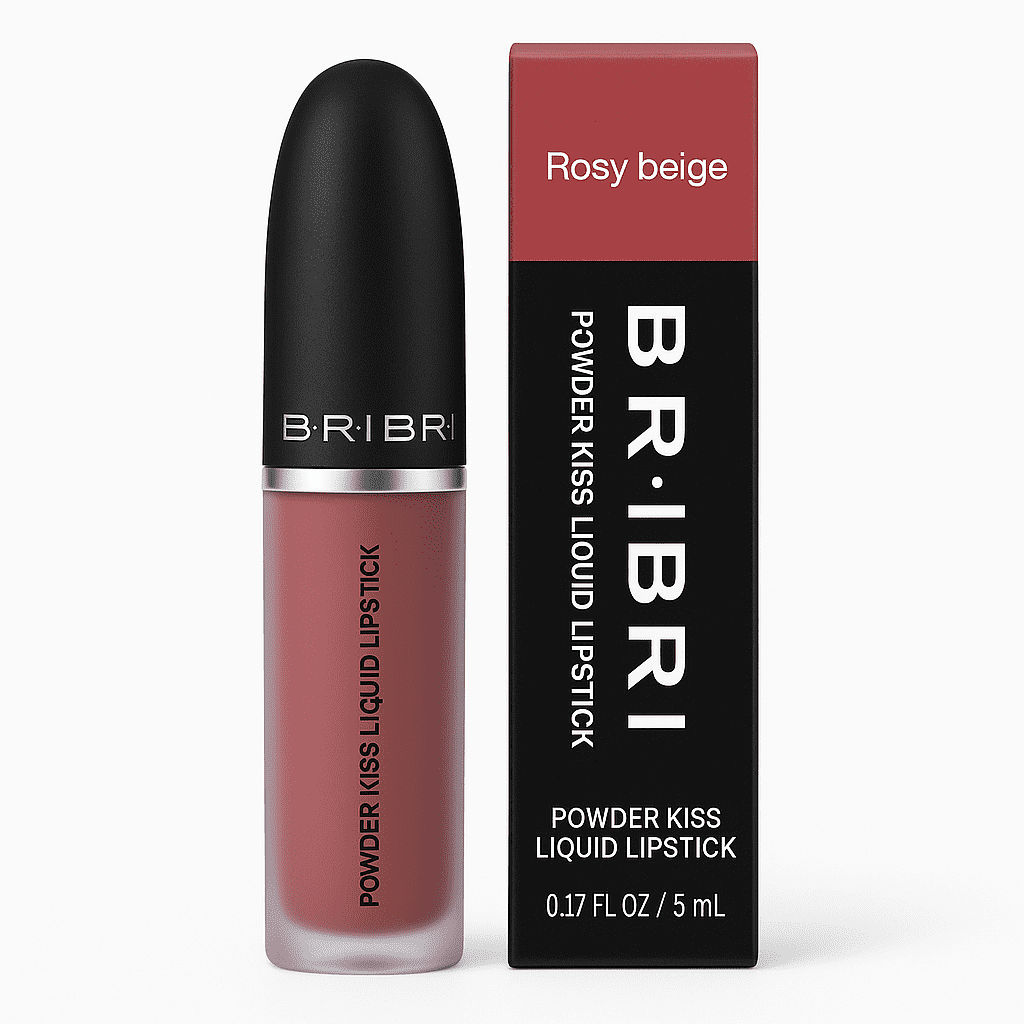9525 BRIBRI Powder Kiss Liquid Lipstick - Rosy Beige