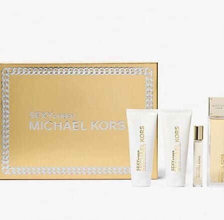 6586 Michael Kors Sexy Amber Gift Set for Women (4 Pieces) الأصلي