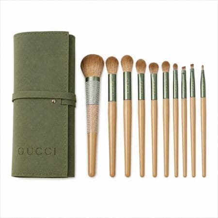 9822 Makeup Brush Set with Travel Case – 10 Pieces