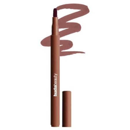 9816 huda beauty lip contour stain warm brown