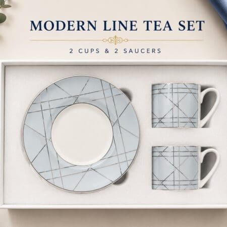 0243 Sky Blue Modern Tea Set