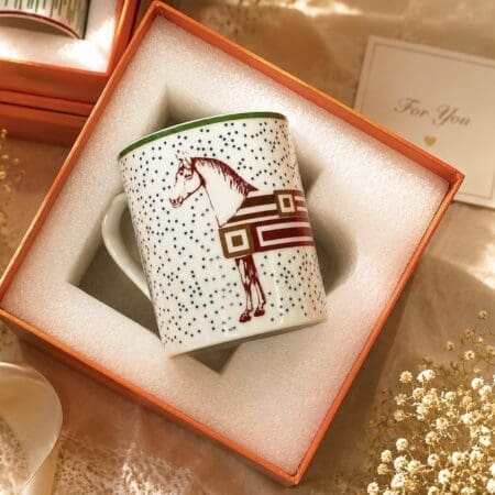0227 Classic Horse Pattern Mug