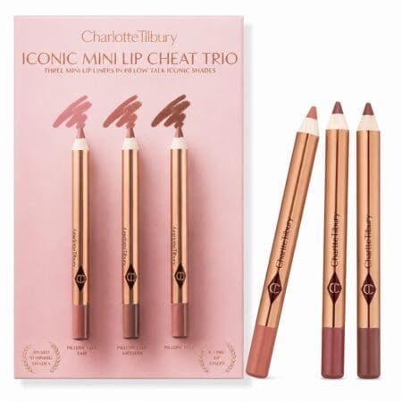 9850 Charlotte Iconic Mini Lip Cheat Trio – 3 Mini Lip Liners